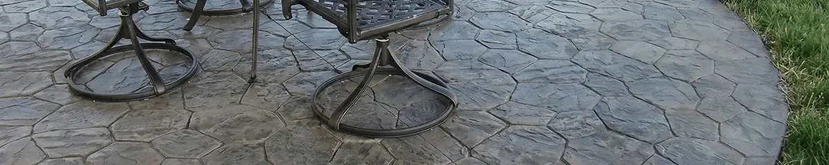 Garden relaxation area with professionally installed stone flooring in Nashville TN